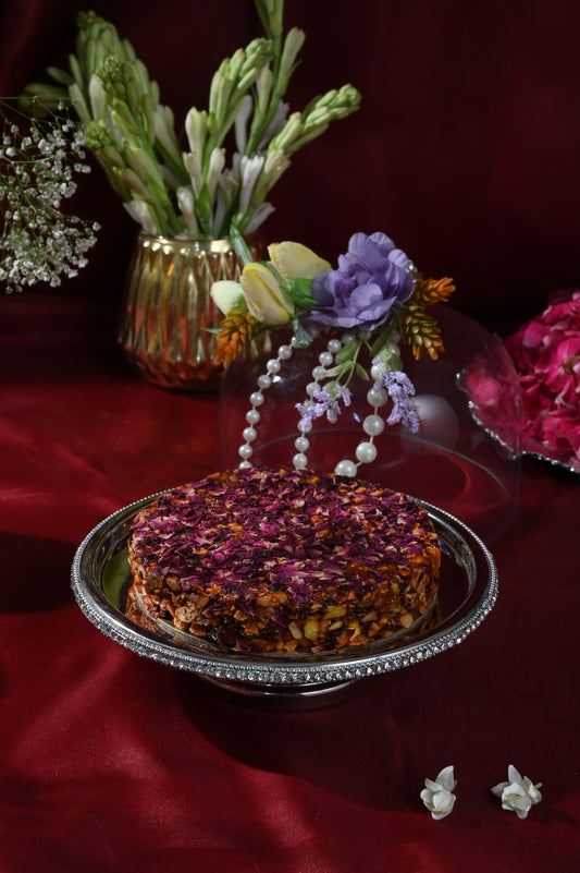 ROSE GULKAND MITHAI PIZZA