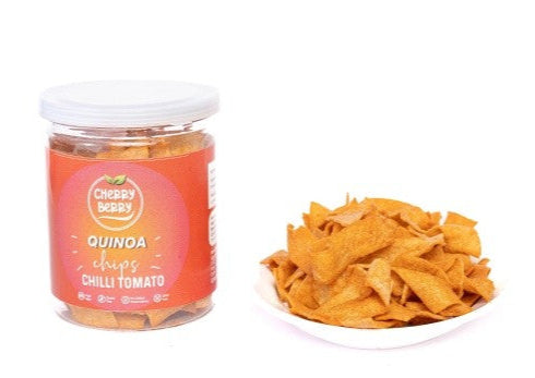 CHERRY BERRY QUINOA CHILLI TOMATO CHIPS