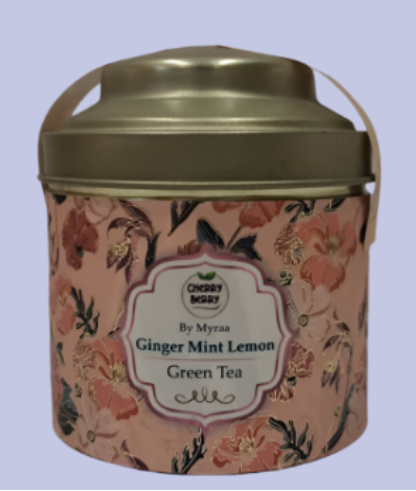 GINGER MINT LEMON GREEN TEA (80Grams)