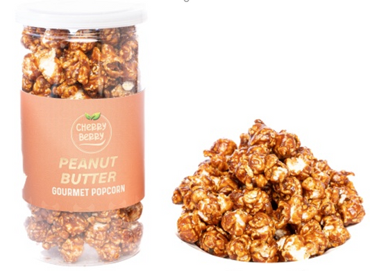 CHERRY BERRY PEANUT BUTTER POPCORN (150 Grams)