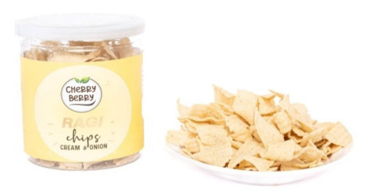CHERRY BERRY RAGI CREAM & ONION CHIPS